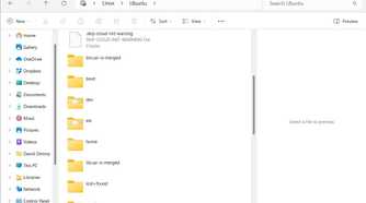 The Ubuntu WSL root directory in Windows Explorer is open.