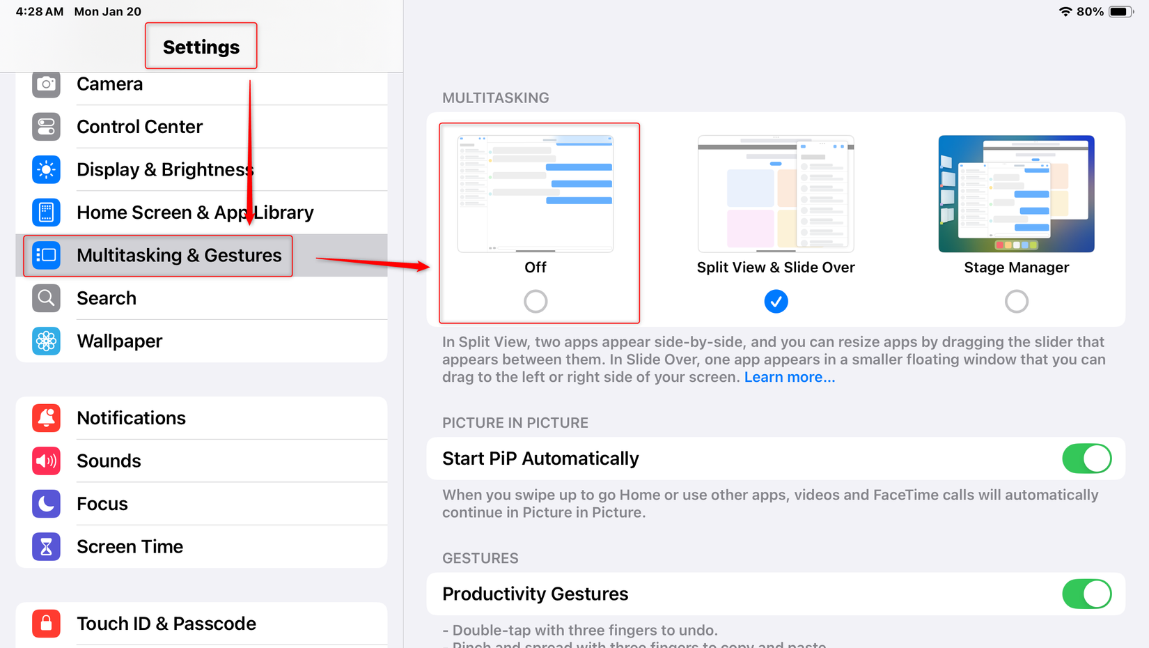 How to Disable Multitasking on an iPad