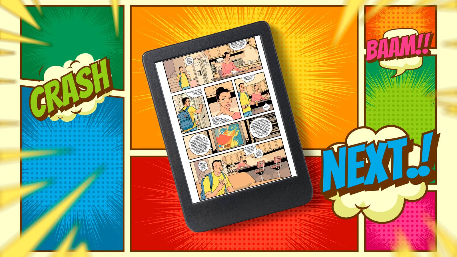 Comic On Ereader Are Color eReaders Worth Buying for Comic Book Fans?