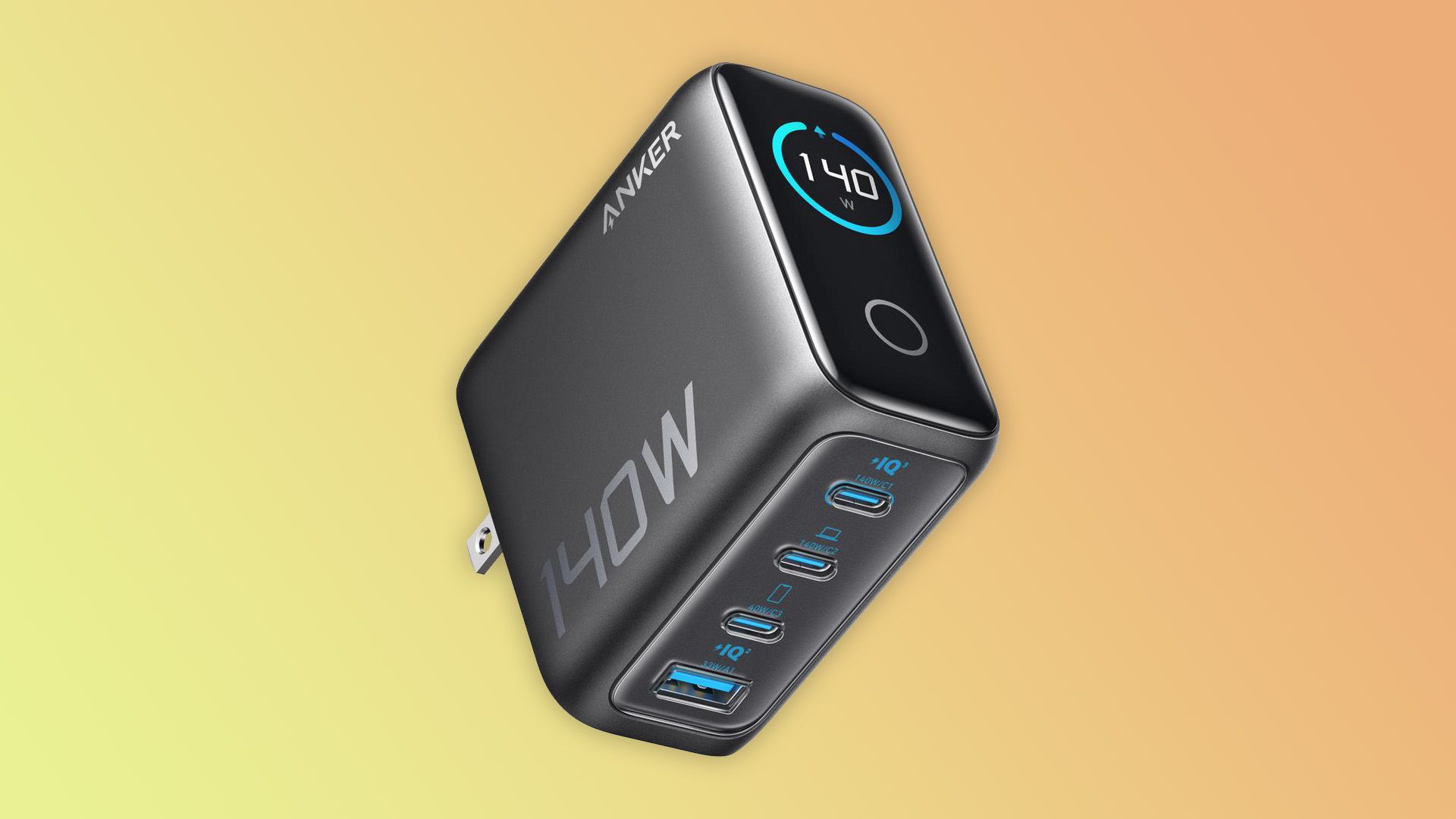 【2025/5/8新作】Anker Charger (140W 4 Ports) Anker 140W 4-Port Charger quickly powers up 4 devices!