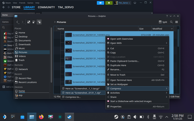 How to Capture, Find, and Share Screenshots on a Steam Deck