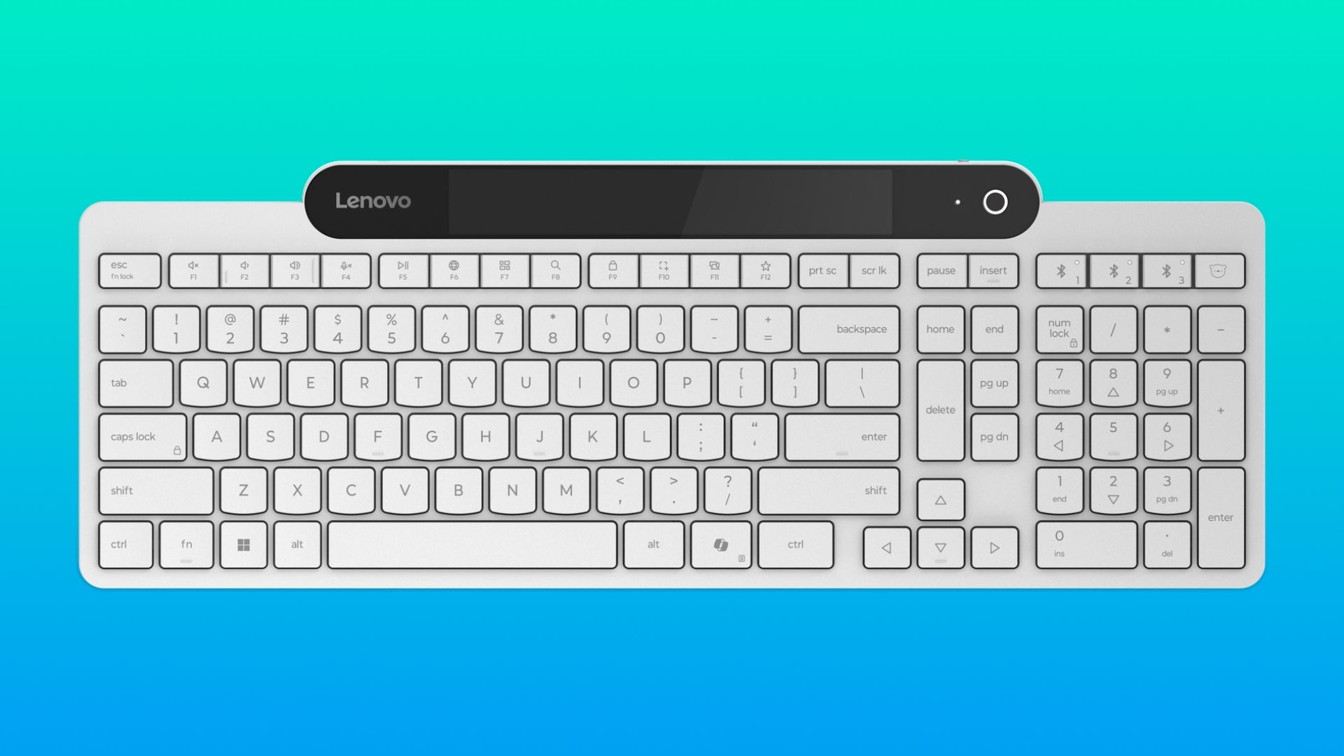 Lenovo's New Bluetooth Keyboard Charges Itself