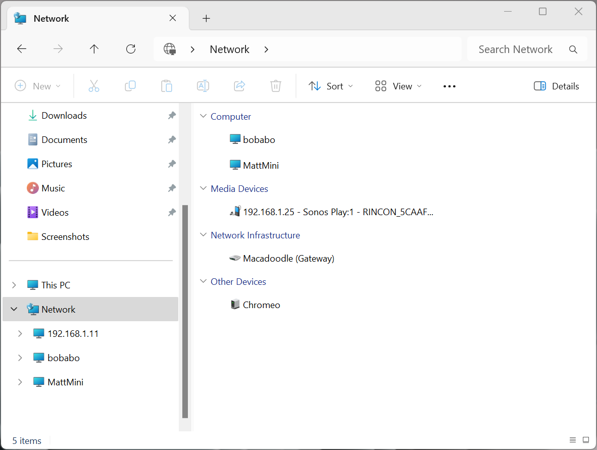 File Explorer Network Section How to Share Files Between Mac and Windows