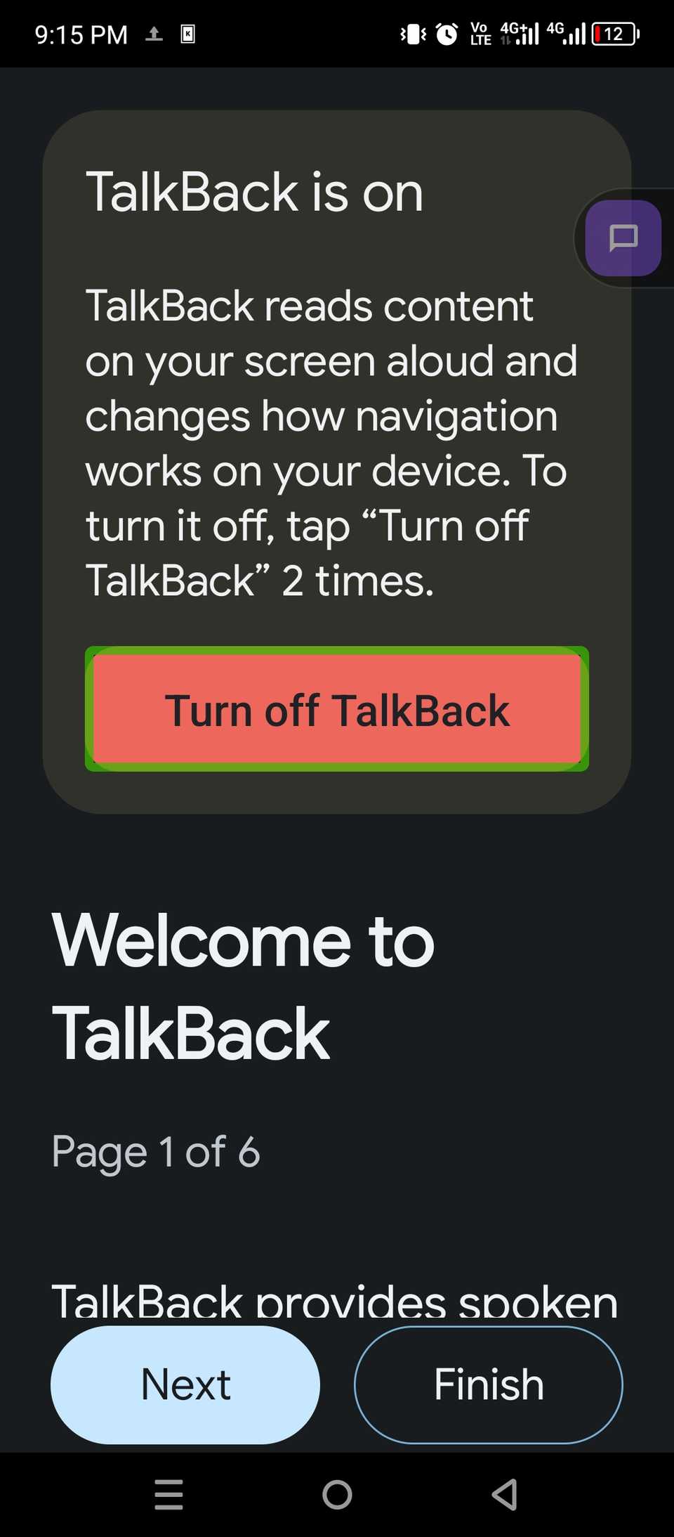 Talkback Features How to Use Talkback On Google Chrome