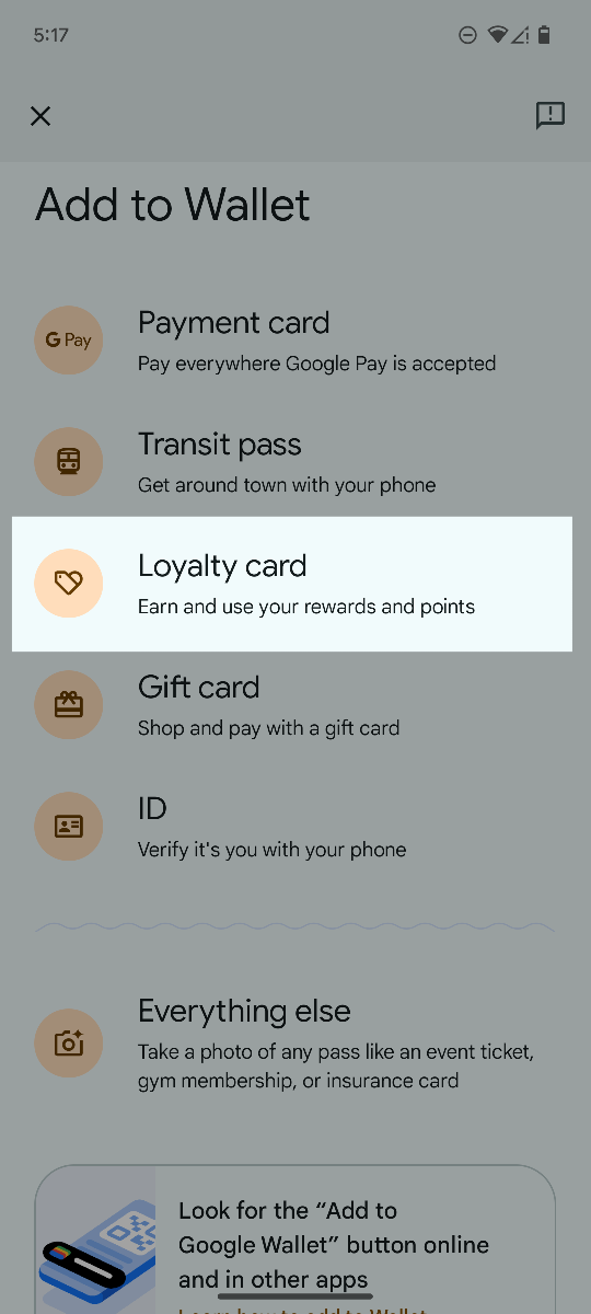 How to Use Google Wallet to Store Loyalty Cards and Gift Cards
