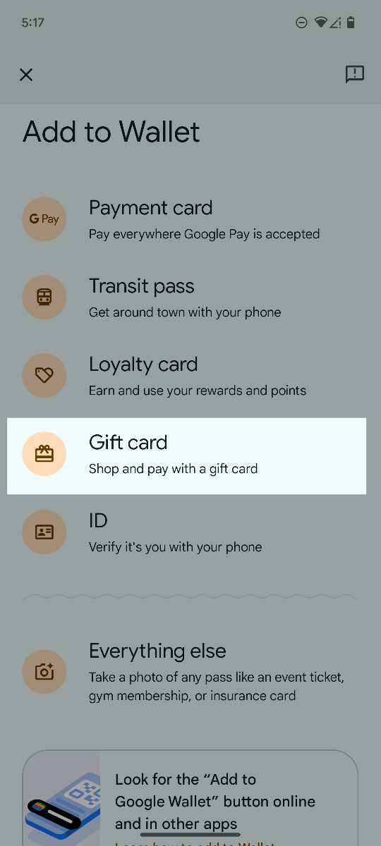 How to Use Google Wallet to Store Loyalty Cards and Gift Cards