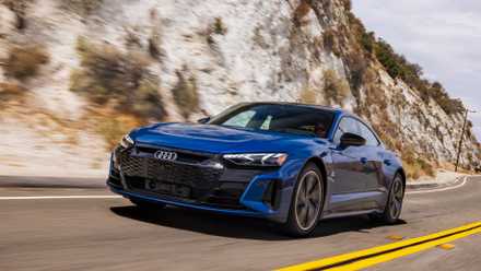 This EV is in the end for individuals who hate electrical automobiles 2024 Audi E-Tron GT front quarter driving