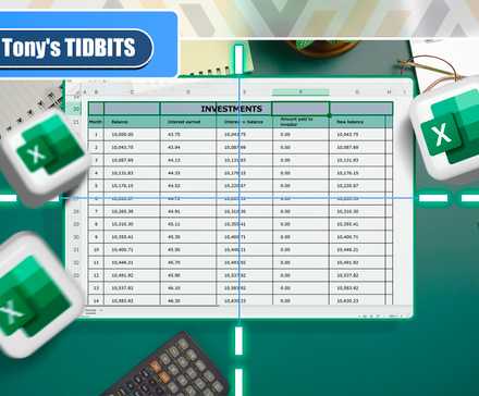 Hình ảnh 19: Bảng tính Excel làm nổi bật một ô được căn giữa, với các đường căn chỉnh ở hai bên và logo Excel.