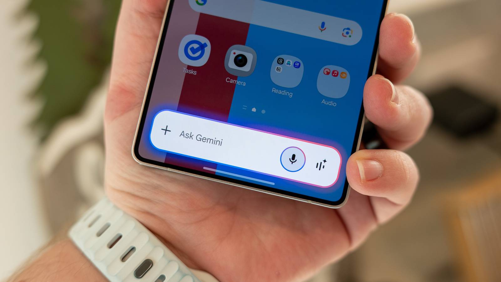 Google Gemini interface on the Samsung Galaxy S25 Ultra.