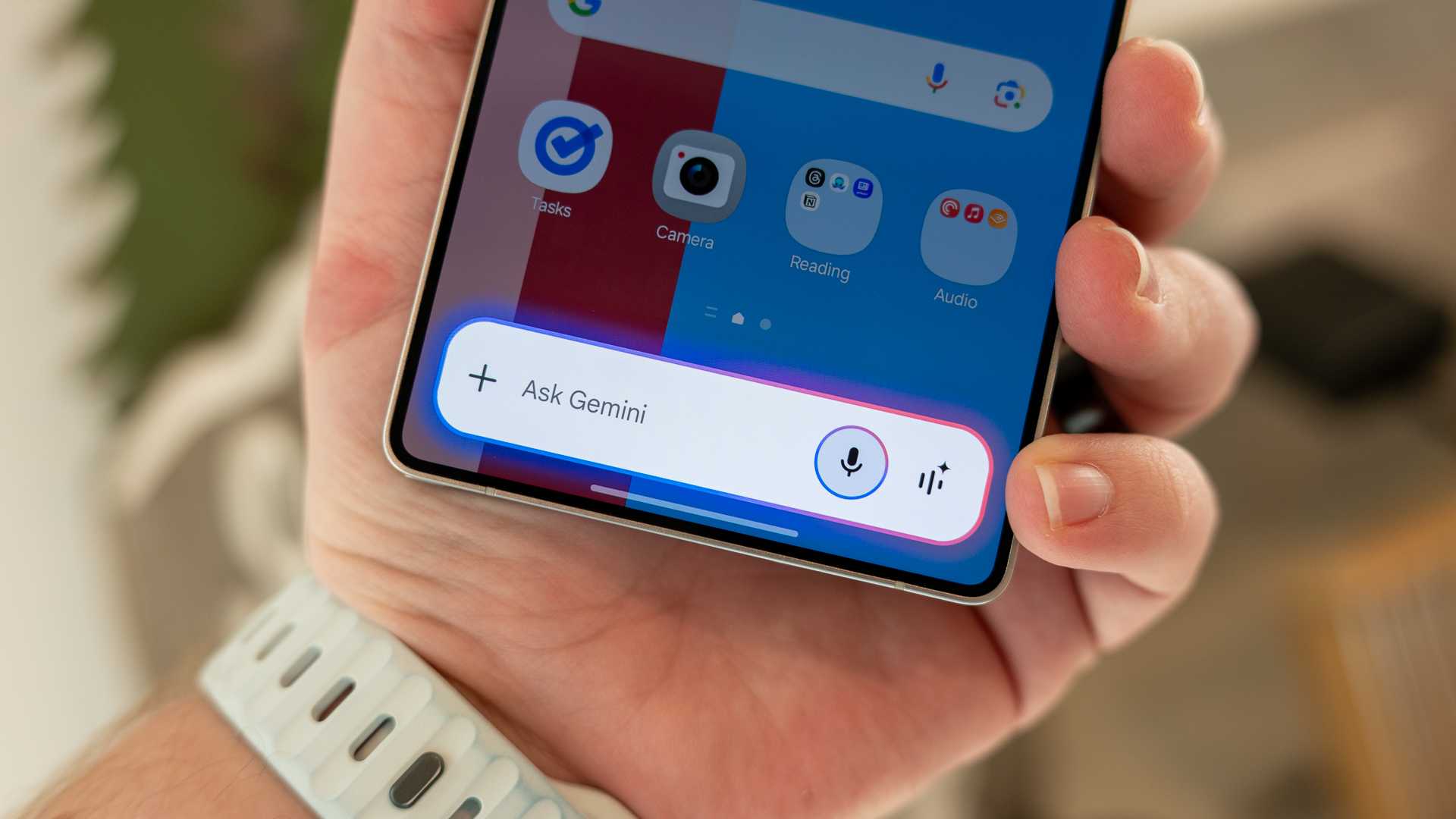 Google Gemini interface on the Samsung Galaxy S25 Ultra.