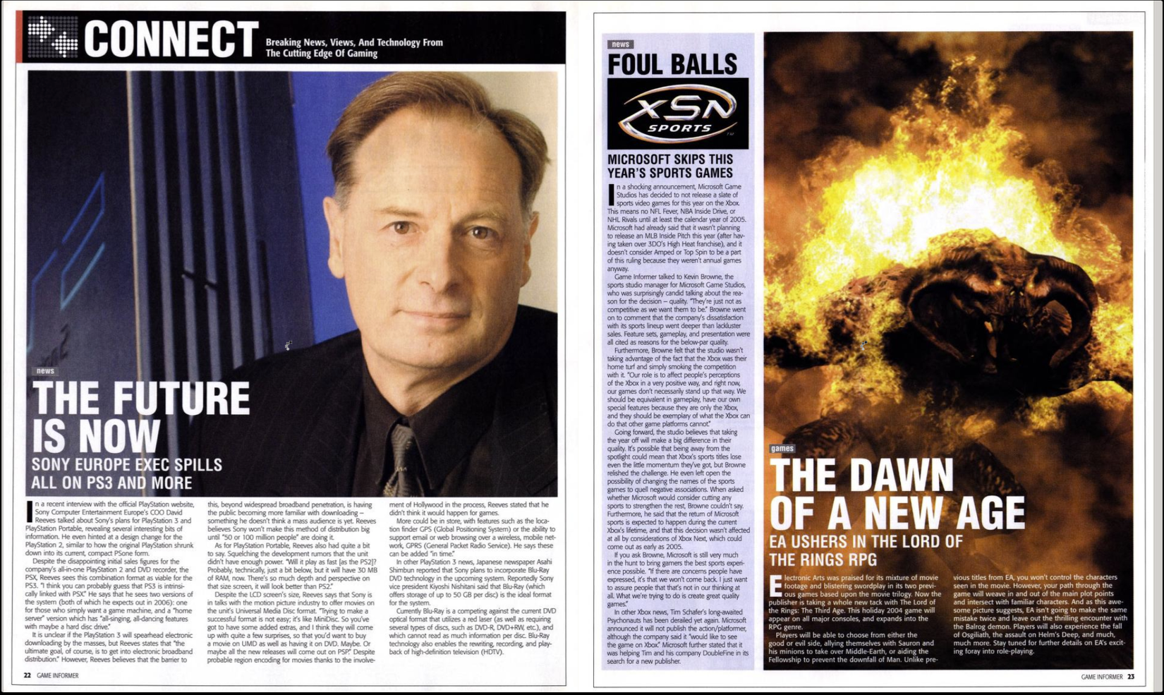 Entrevistas e notícias do Game Informer.