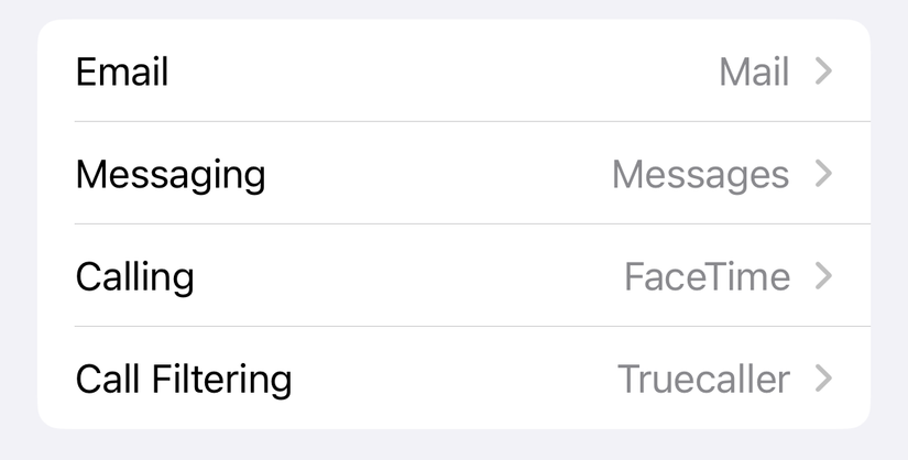 Call Filetering Apple How to Change Default iPhone Apps for Calls, Messages, Email and More