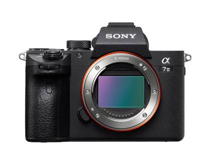 Sony A7 III mirrorless camera.