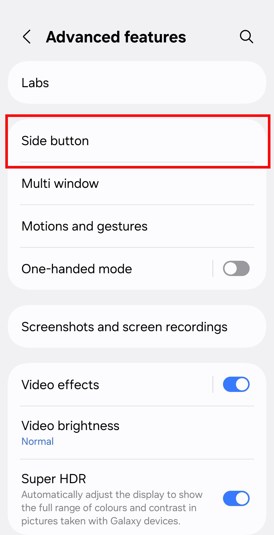 How to Customize the Samsung Galaxy S25's Side Button