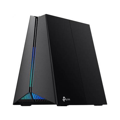 TP-Link Archer GE650 gaming router on a white background.