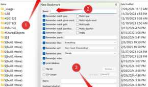 Creating a bookmark in the Everything app.