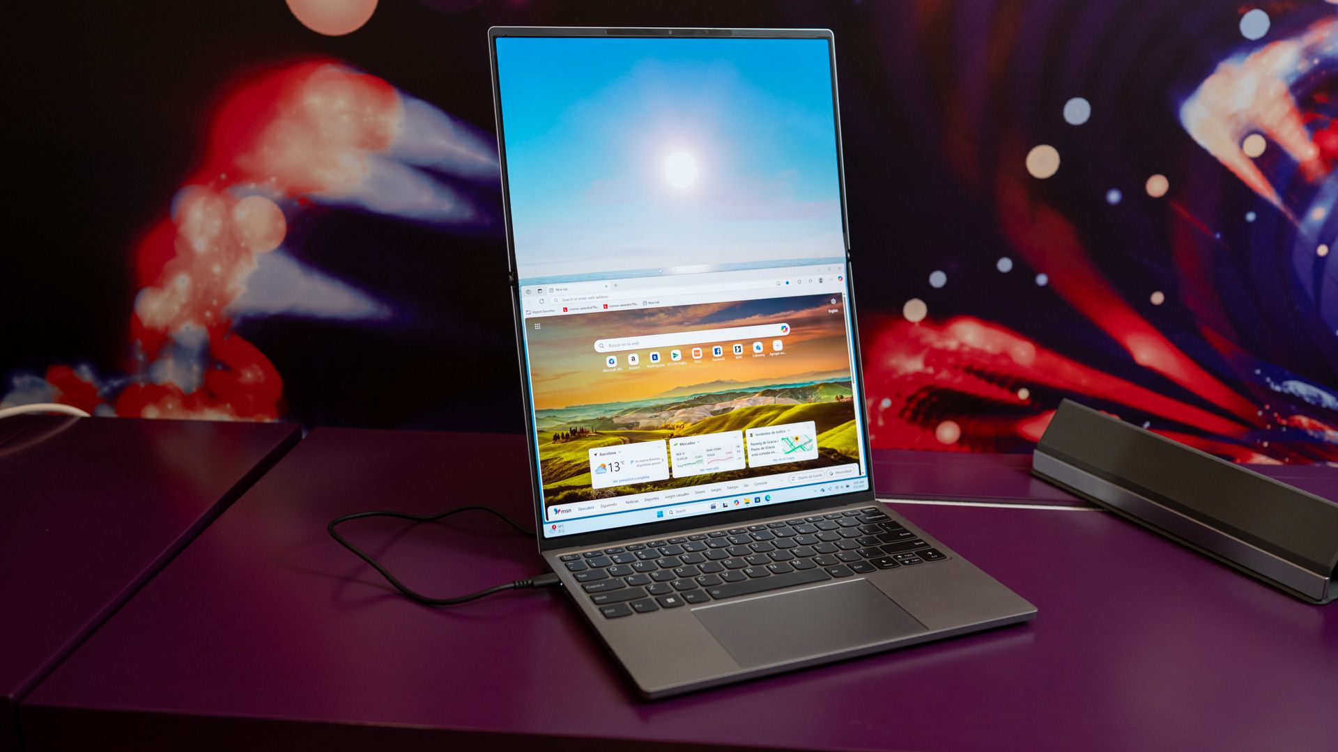 This Lenovo Laptop Has a Screen on the Wrong Side