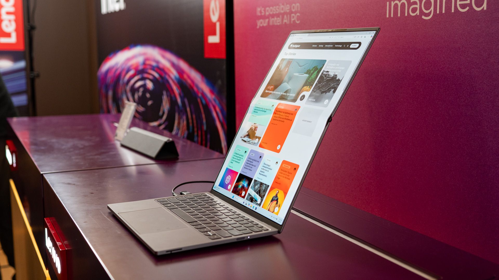 This Lenovo Laptop Has a Screen on the Wrong Side