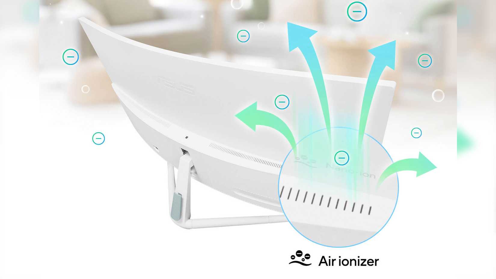 Diffuser Computer Monitor ASUS Introduces a Computer Monitor for Stinky Office Workers