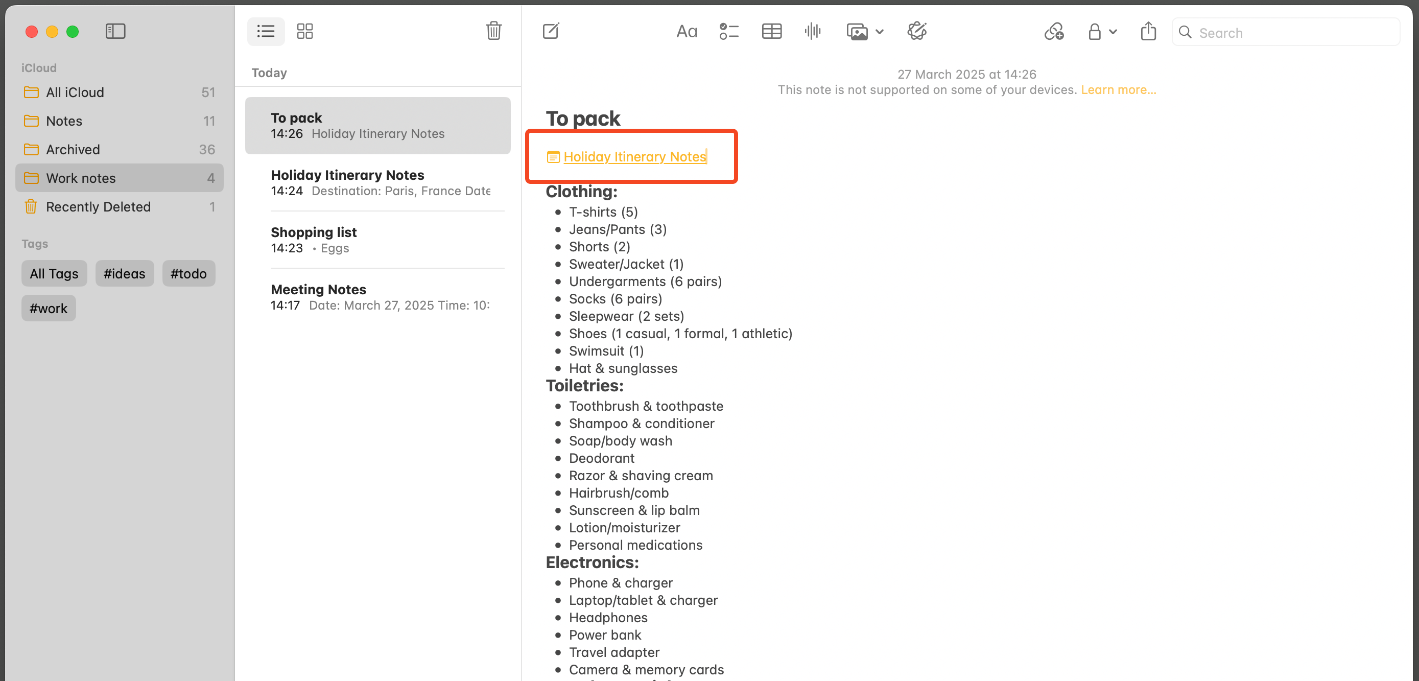 Only Notes 9 Quick Tips for Apple Notes on a Mac