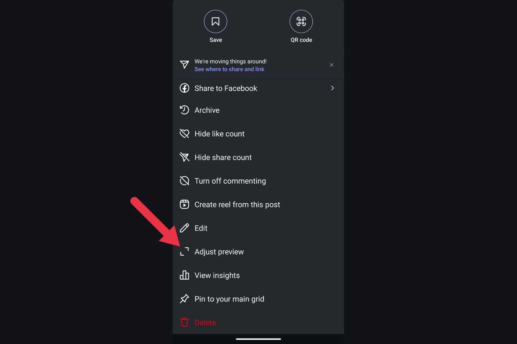 How to Adjust Image Previews in Your Instagram Grid