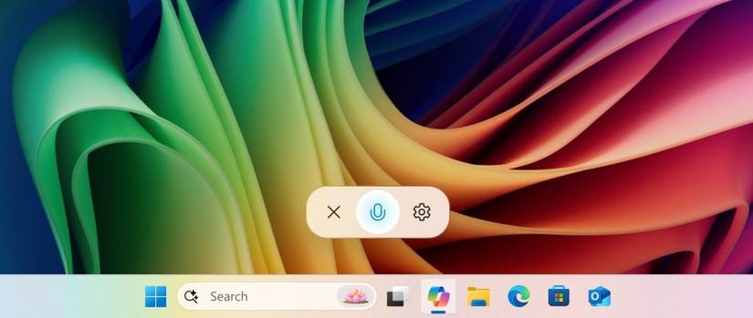 Copilot vocal mode on Windows.
