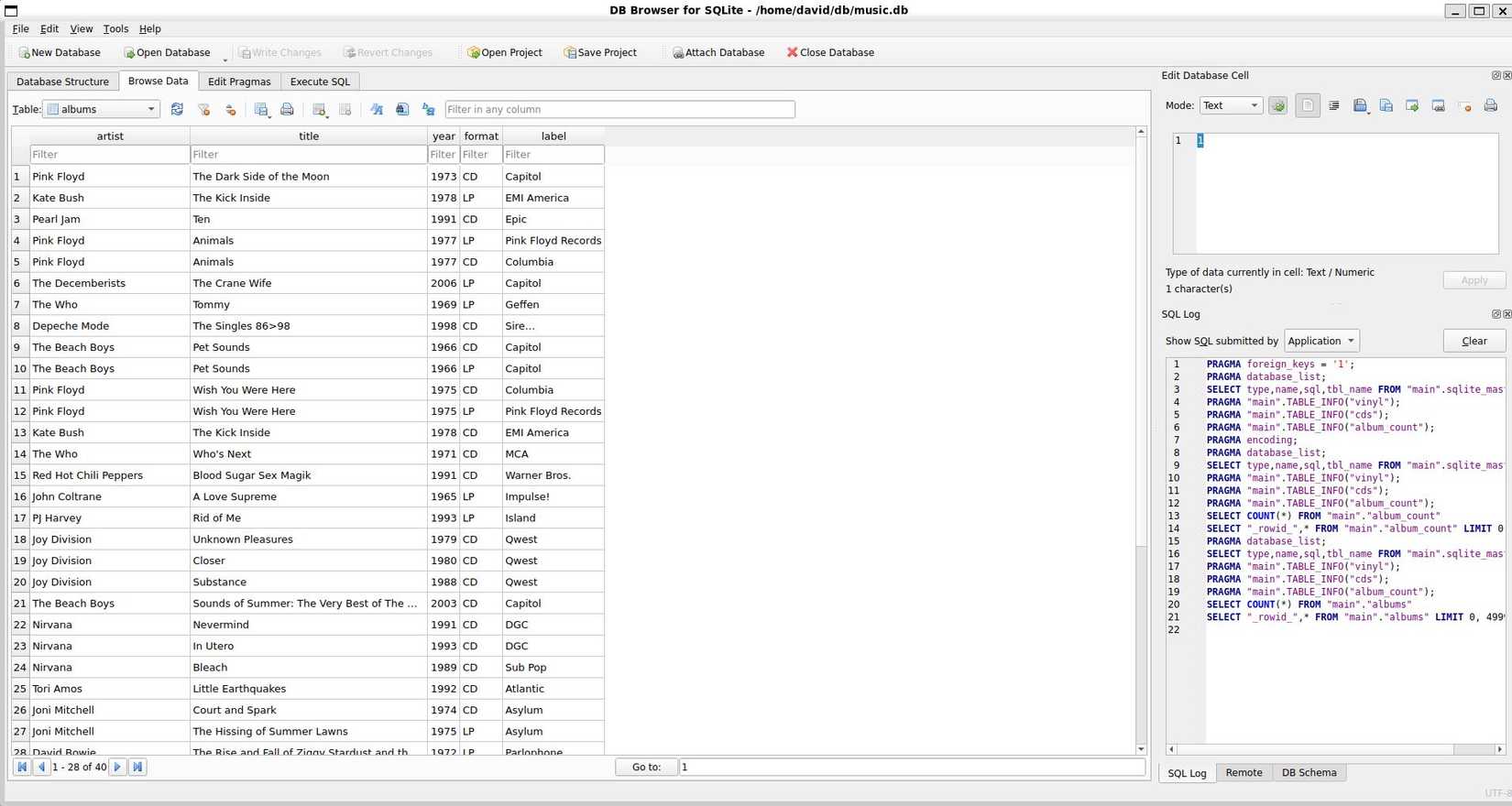How I Track My Music Collection With an Easy SQLite Database