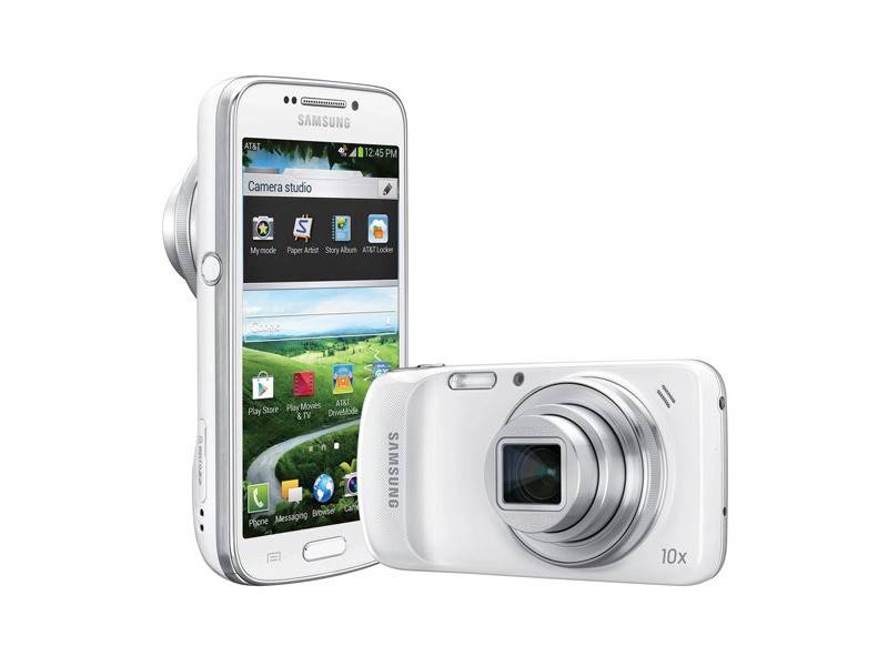 Promotional image of the Samsung Galaxy S4 Zoom. 