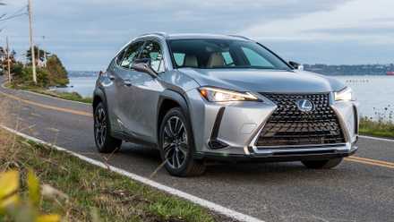 Omit BMW—this Lincoln SUV is the $15K X3 selection Front 3/4 shot of a 2019 Lexus UX