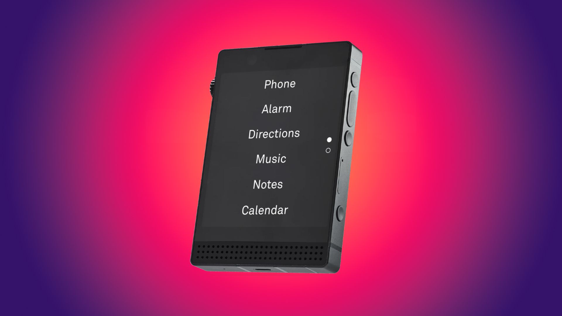 Light Phone III 本体 新作デジタルデトックス端末「Light Phone Ⅲ」発表。シンプルさは