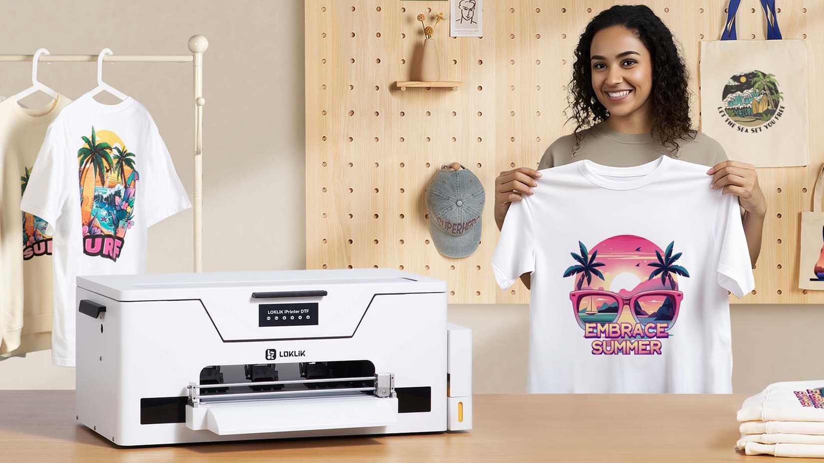 Iprinter The LOKLiK iPrinter DTF Brings High-Quality DTF Printing to Everyone