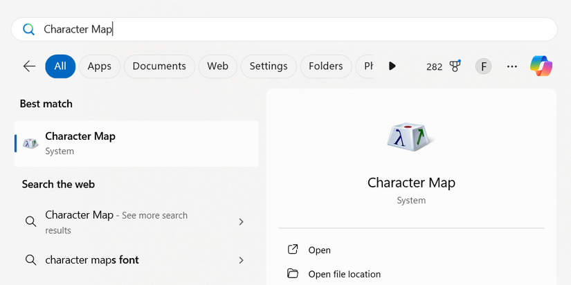 Character Map App In Windows Computer 6 Old Windows Apps and Features You Didn’t Know Are Still Around