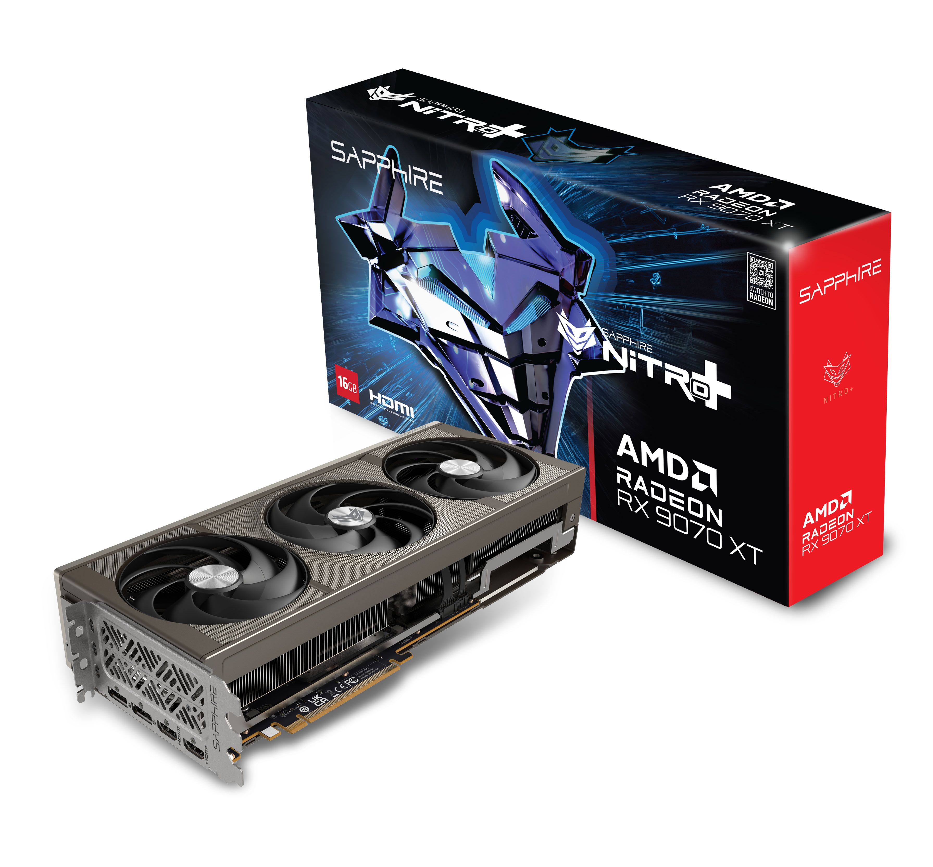 Sapphire NITRO+ AMD Radeon RX 9070 XT GPU