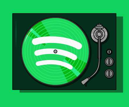 Виртуальная DJ-вертушка Spotify.