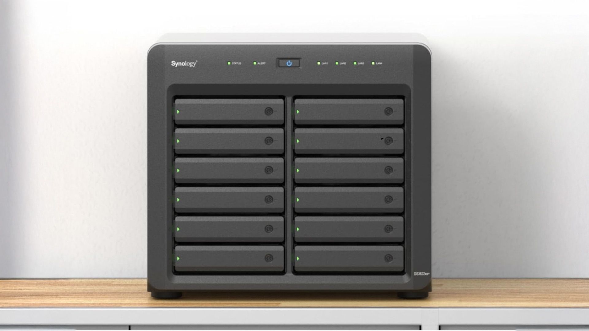 Synology DS3622xs Plus NAS on a table