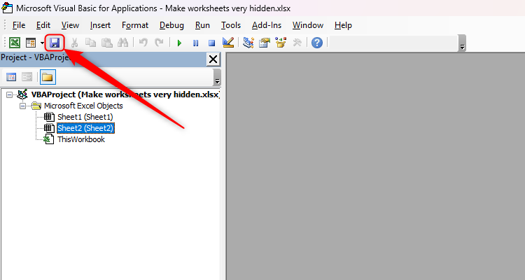 How to Completely Hide an Excel Worksheet