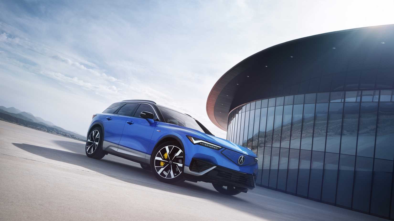 Front 3/4 shot of a 2024 Acura ZDX Type S