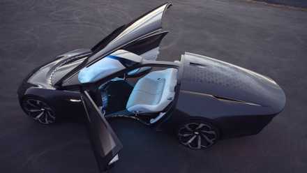 Top-down shot of the 2022 Cadillac InnerSpace