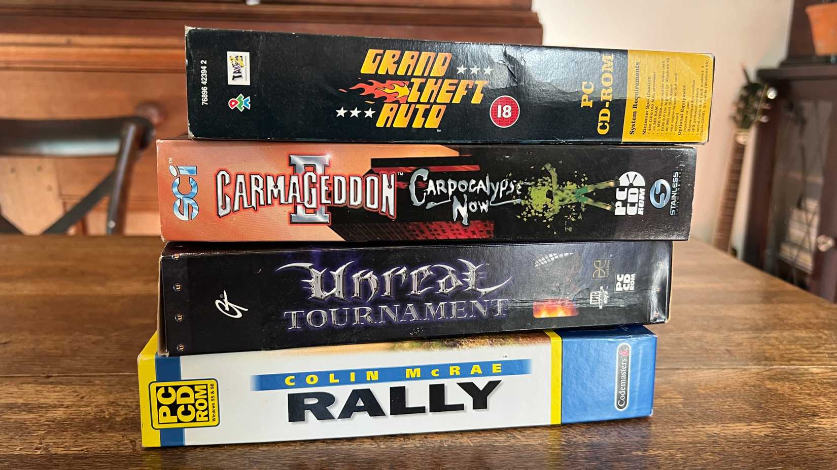 Classic PC big box games.