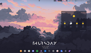 Garuda Mokka desktop overview.