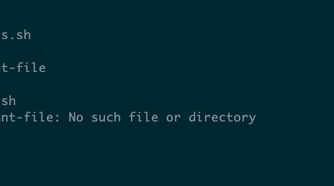 A shell script returning its last command's exit code.