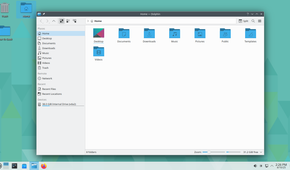 OpenSUSE Tumbleweed file manager.
