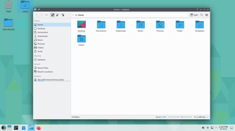 OpenSUSE Tumbleweed file manager.