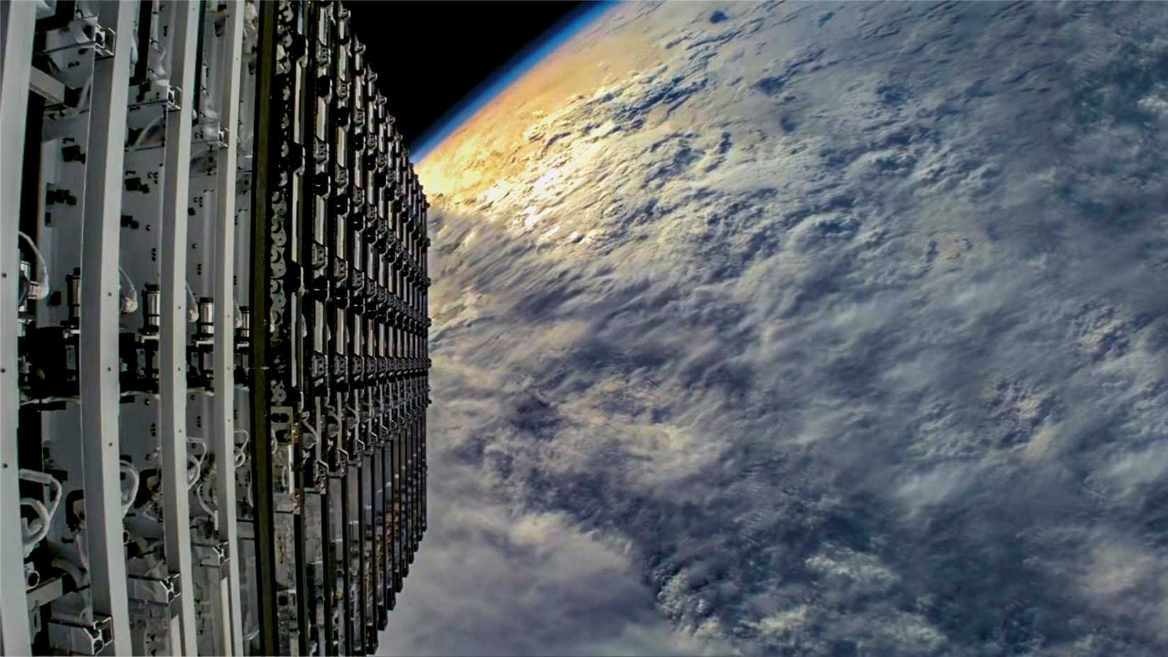 Starlink Satellites Being Deployed.