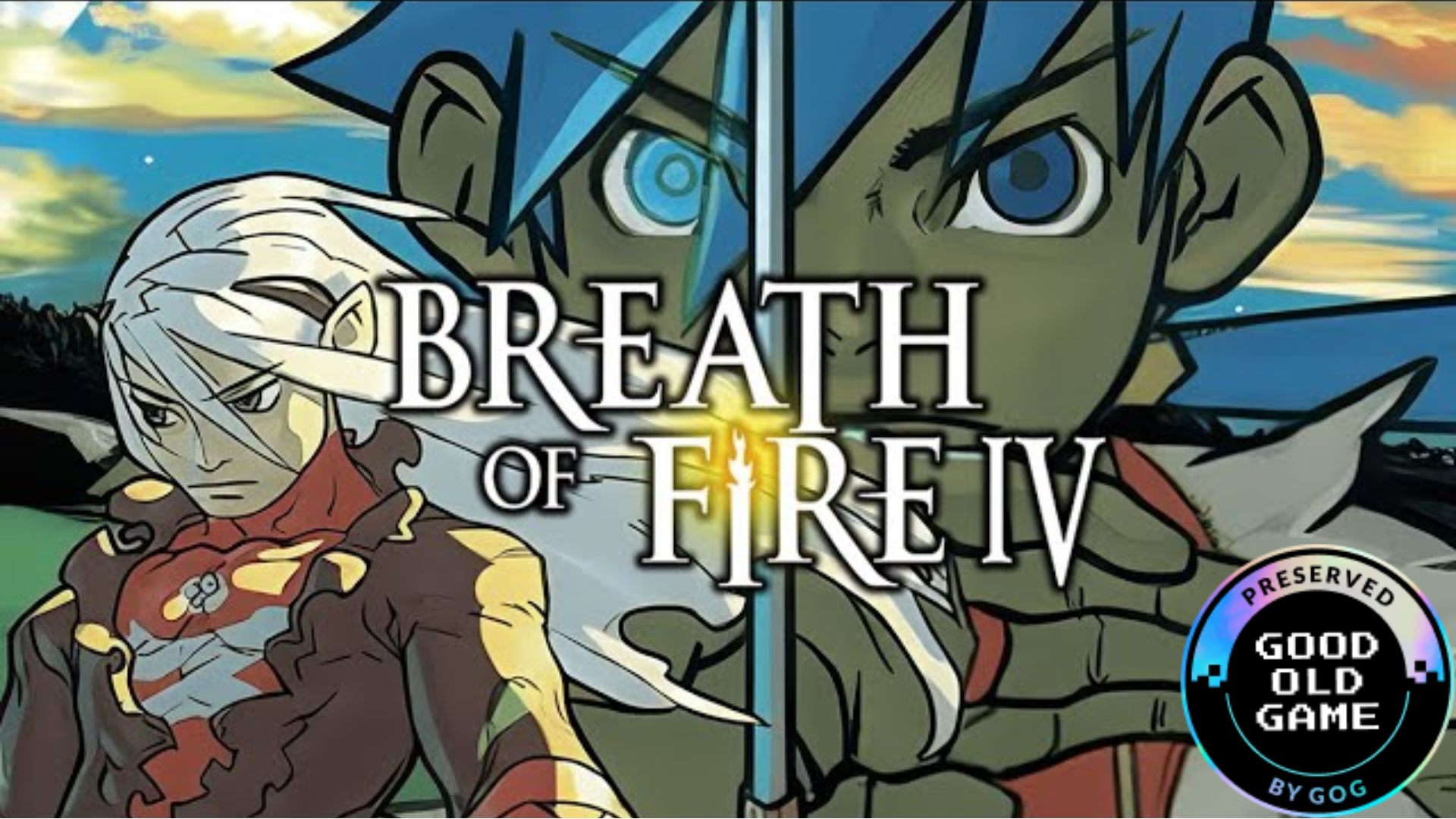 GOG কনজারভেশন প্রোগ্রাম ব্যাজ সহ The Breath of Fire IV পোস্টার