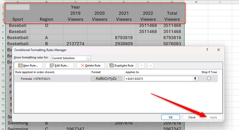 Spilled Array How to Format a Spilled Array in Excel