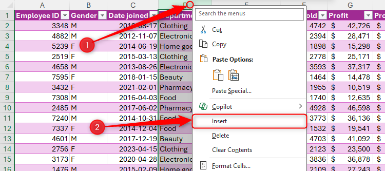 Menu Insert Excel Everything You Need to Know About Excel Tables (And Why You Should ...