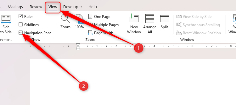 Word Top Panel 5 Ways to Make Your Word Document Easy to Navigate
