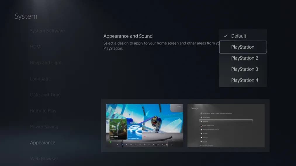 Sony Is Bringing Back the PS5's Classic Interface Themes