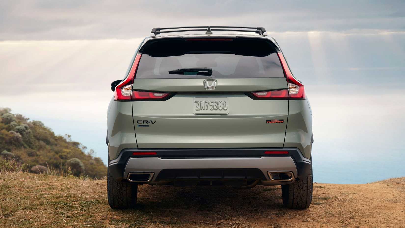 Shot of the rear end of the 2026 Honda CR-V TrailSport.